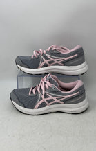 Load image into Gallery viewer, Asics Womens Gel Contend 7 1012A910 Gray Pink Lace-Up Sneaker Shoes Size 7 W
