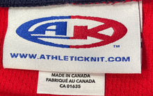 Load image into Gallery viewer, AK Mens Red White Blue And Gold Long Sleeve Florida Alliance Beyrak #88 Jersey S
