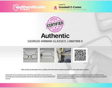 Load image into Gallery viewer, Authentic Giorgio Armani Women's Antique Gold-Tone Glasses
