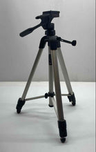 Load image into Gallery viewer, Quantaray QSX 8001 Silver Black Adjustable Stand Camcorder Accessory Tripod
