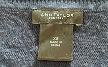 Load image into Gallery viewer, Ann Taylor Womens Blue Knitted Long Sleeve Crew Neck Pullover Sweater Size XS
