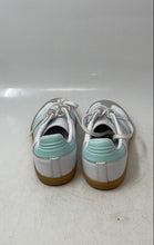 Load image into Gallery viewer, Adidas Kids Samba OG JP5485 White Light Blue Lace-Up Sneaker Shoes Size 2.5
