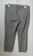 Load image into Gallery viewer, Banana Republic Womens Sloan Gray Flat Front Straight Leg Dress Pants Size 8P
