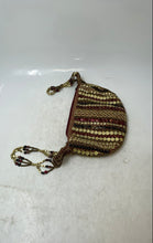 Load image into Gallery viewer, Unbranded Womens Multicolor Beaded Embellished Small Wristlet Clutch Purse
