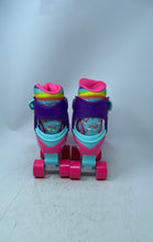 Load image into Gallery viewer, Roller Derby Girls Multicolor Adjustable Roller &amp; Inline Skates Combo Size 12-2
