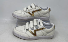 Load image into Gallery viewer, Vans Unisex Lowland CC White Gold Hook And Loop Sneaker Shoes Size M3.5 W5
