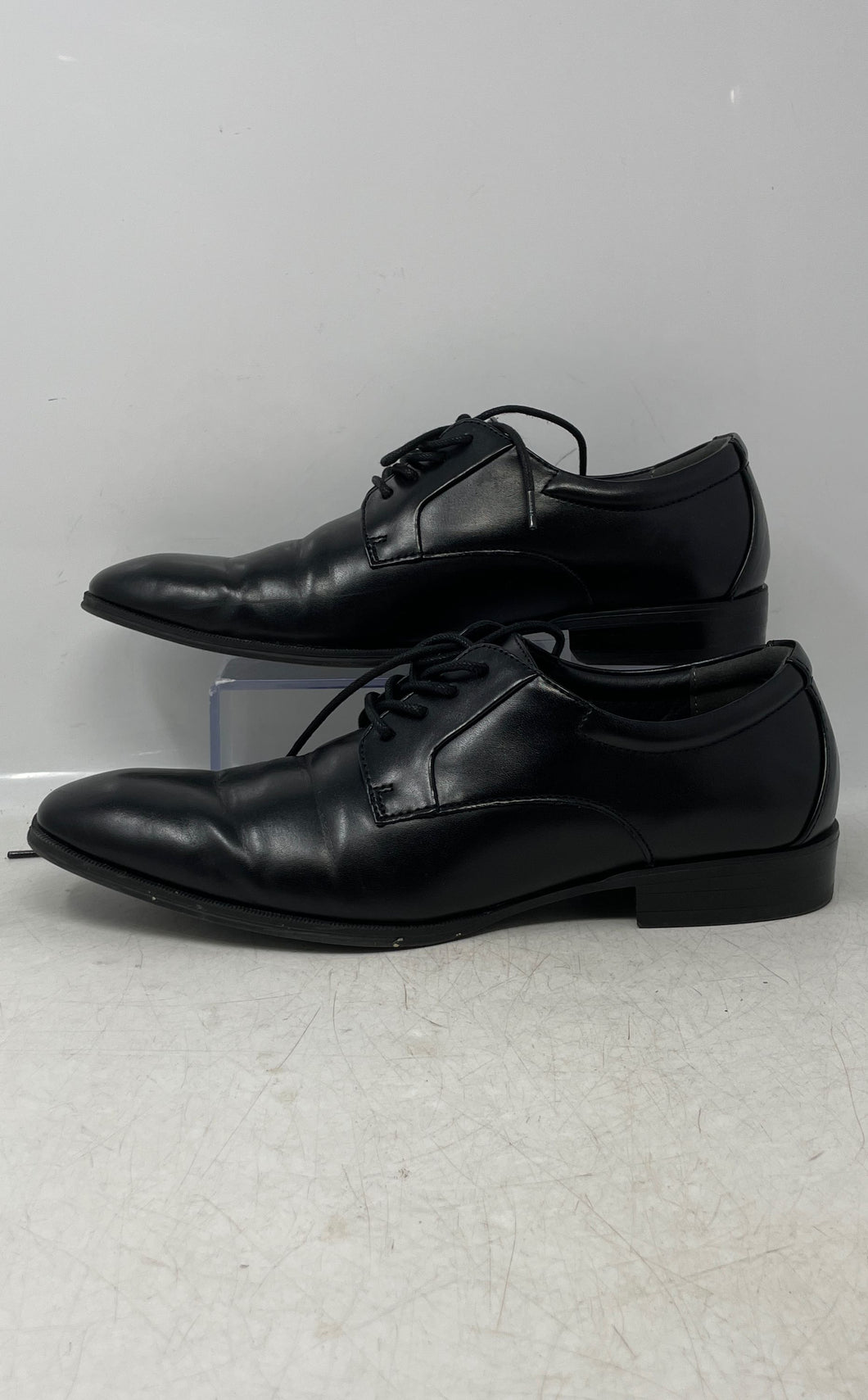 Alfani Mens Andrew 35877 Black Round Toe Lace-Up Oxfords Dress Shoes Size 8.5M