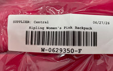 Load image into Gallery viewer, Kipling Womens Seoul Pink Padded Shoulder Adjustable Strap Laptop Backpack
