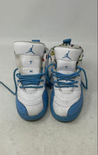 Load image into Gallery viewer, Nike Kids Air Jordan 12 Retro DQ4366-114 White And Blue Sneakers Shoes Size 12C
