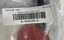 Load image into Gallery viewer, Red Black Classic Collectible Handheld Gear Tool Manual Hand Crank Drill
