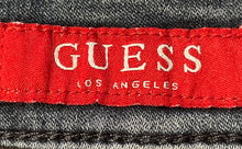 Load image into Gallery viewer, Guess Womens Blue Denim Dark Wash Pockets Regular Fit Skinny Jeans No Size

