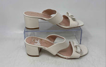 Load image into Gallery viewer, Kate Spade New York Womens White Leather Block Heel Slide Sandals Size 5B
