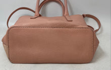 Load image into Gallery viewer, LC Lauren Conrad Womens Pink Leather Inner Pocket Crossbody Strap Satchel Bag
