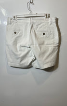Load image into Gallery viewer, Nautica Mens White Pockets Stretch Classic Fit Chino Shorts Size 30W
