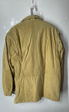 Load image into Gallery viewer, Gino Di Giorgio Mens Beige Leather Snap Front Jacket Size Large With Tag
