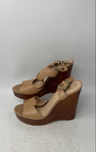 Load image into Gallery viewer, Vince Camuto Womens Mathis Brown Leather Wedge Heel Platform Sandals Size 9.5M
