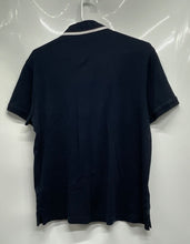 Load image into Gallery viewer, Tommy Hilfiger Mens Blue Cotton Short Sleeve Spread Collar Polo T-Shirt Size M
