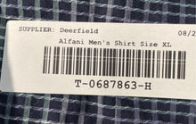 Load image into Gallery viewer, Alfani Mens Blue Long Sleeve Spread Collar Regular Fit Button-Up Shirt Size XL
