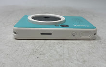 Load image into Gallery viewer, Canon Ivy CLIQ 2 CV-223 Aqua Blue Built-In Flash Instant Camera Printer Untested

