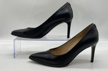 Load image into Gallery viewer, Coach Womens Vonna A00157 Black Leather Pointed Toe Stiletto Pump Heels Size 5B
