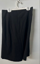Load image into Gallery viewer, Banana Republic Womens Black Flat Front Regular Fit Back Zip A-Line Skirt Size 0

