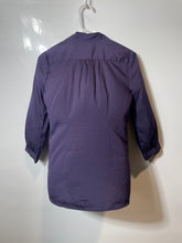 Load image into Gallery viewer, Banana Republic Womens Purple Long Sleeve Button Front Blouse Top Size XSP
