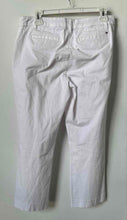 Load image into Gallery viewer, Tommy Hilfiger Womens White Flat Front Pockets Straight Leg Chino Pants Size 6
