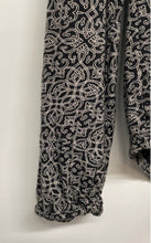 Load image into Gallery viewer, Lucky Brand Womens Gray Printed Embroidery Long Sleeve Blouse Top Size S
