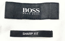 Load image into Gallery viewer, Boss Hugo Boss Mens White Long Sleeve Collared Sharp Fit Dress Shirt Size 14.5
