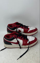 Load image into Gallery viewer, Nike Boys Air Jordan 1 Low 553560-163 Red White Black Sneaker Shoes Size 5Y
