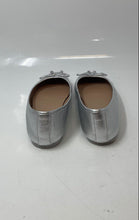Load image into Gallery viewer, Cole Haan Womens Yara W31658 Silver Leather Slip-On Bow Ballet Flats Size 5.5B
