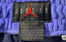 Load image into Gallery viewer, Jordan Girls Blue Purple Elastic Waist Drawstring Pockets Sweatpants Size L

