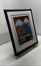 Load image into Gallery viewer, Colorful Coastal Mediterranean Framed Wall Decor Art Print Signed By Stockdale
