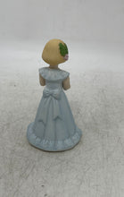 Load image into Gallery viewer, Enesco Growing Up Birthday Girls Blonde Girl In Blue Dress Age 6 Figurine
