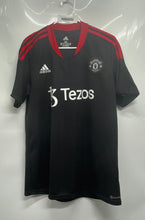 Load image into Gallery viewer, Adidas Mens Black Red Manchester United Tezos Training Football Shirt Size XL
