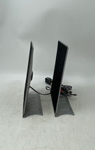 Load image into Gallery viewer, Pair Of NXT Gray Black Portable RCA Wired Flat Panel Computer Speaker Untested
