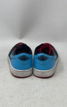 Load image into Gallery viewer, Nike Womens Air Jordan 1 Retro Low OG Black Blue Red Sneaker Shoes Size 8
