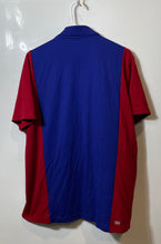 Load image into Gallery viewer, Lacoste Sport Mens Blue Red Collared Short Sleeve Golf Polo Shirt Size XL
