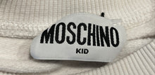 Load image into Gallery viewer, Authentic Moschino Kids White Pockets Pullover Sweatshirt Size 5
