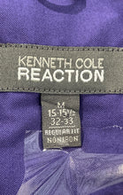 Load image into Gallery viewer, Kenneth Cole Reaction Mens Purple Regular Fit Non-Iron Dress Shirt Sz M 15-15.5
