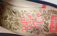 Load image into Gallery viewer, Keds x Rifle Paper Co. Womens Triple Kick Navy Blue Orange Sneakers Shoes Size 9
