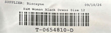 Load image into Gallery viewer, H&amp;M Womens Black Sleeveless Side Slit Mock Neck Bodycon Dress Size 12
