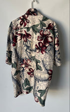 Load image into Gallery viewer, Tommy Bahama Mens Cream Floral Print Short Sleeve Button-Up Shirt Size M
