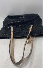Load image into Gallery viewer, Michael Kors Womens Black Charm Double Handle Shoulder Tote Handbag
