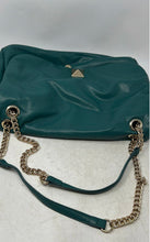 Load image into Gallery viewer, INC International Concepts Womens Green Faux Leather Bottom Studs Shoulder Bag
