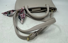 Load image into Gallery viewer, Nanette Lepore Womens Beige Leather Double Handle Satchel Handbag
