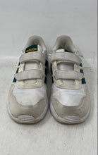 Load image into Gallery viewer, Adidas Kids Run 60s White Green Low Top Adjustable Strap Running Shoes Size 1
