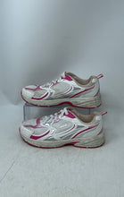 Load image into Gallery viewer, Avia Womens 5000 White Pink Low Top Round Toe Lace-Up Sneaker Shoes Size 6

