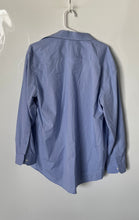 Load image into Gallery viewer, Jos. A Bank Mens Blue Polka Dot Long Sleeve Stretch Dress Shirt Size 17-34
