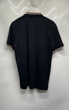 Load image into Gallery viewer, Hugo Boss Mens Black Spread Collared Short Sleeve Polo Shirt Size Small
